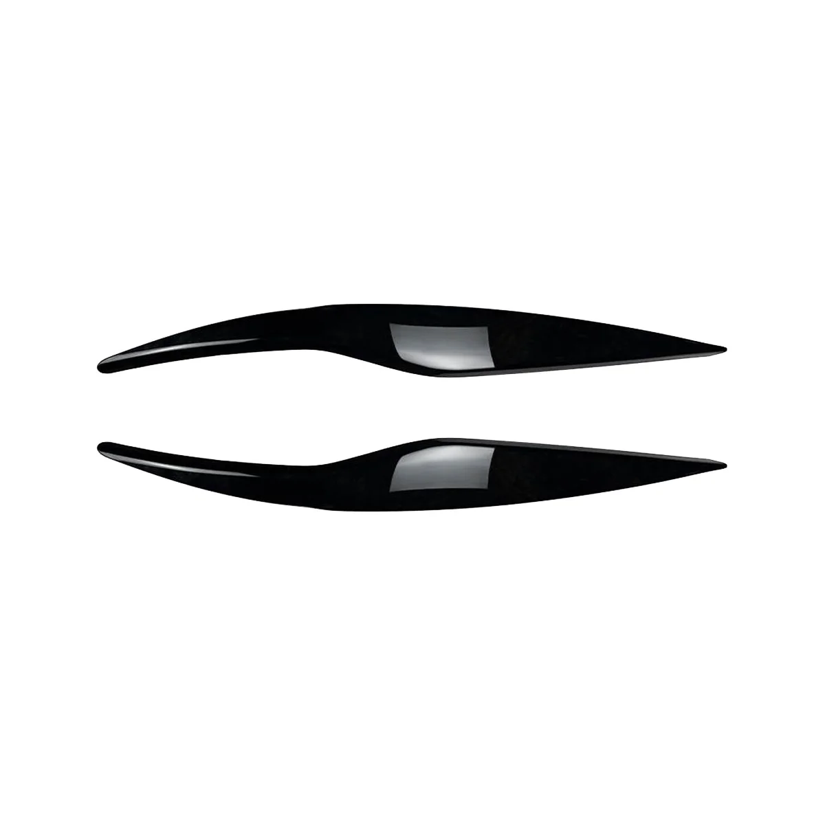 

Глянцевая черная накладка на переднюю фару для Ford Fiesta MK6 2008-2012