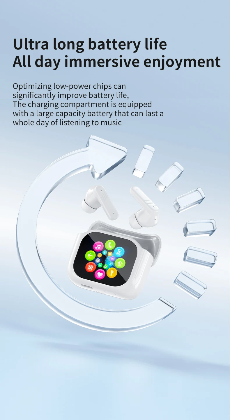 AI Translator Bluetooth 134Languages Bluetooth 5.4 Wireless Headphones Translation Earphones Waterproof Rating Long Battery Life S0f819896089a4974999b73ba4b28394dE