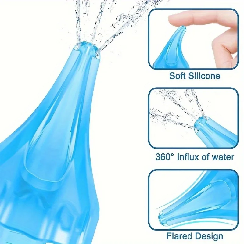 Ear Wax Removal Rinse Syringe Tool Kit with Ear Syringe Replacement Tip Nozzle, Ear Wax Remover Ear Cleaning Kit, Ear Cleaner Wa