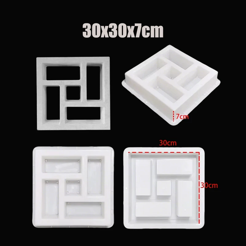 Cement Hollow Brick Window Mould With Hollow Lattice Chinese Style Wall Brick Interior And Exterior Decoration Size 30X30X7Cm