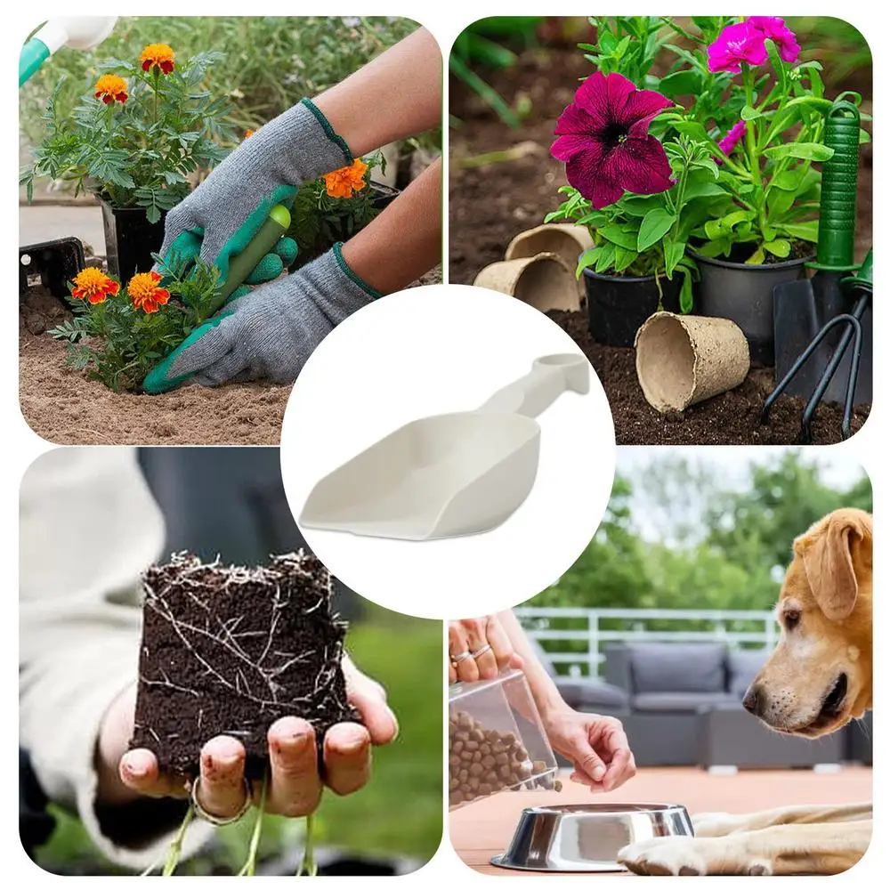 Description Picture 5 of itemSoil Scoop Thickened Ergonomic Food Scooper Multifunctional Garden Hand Shovel Lightweight Soil Scoop Garden Tool For