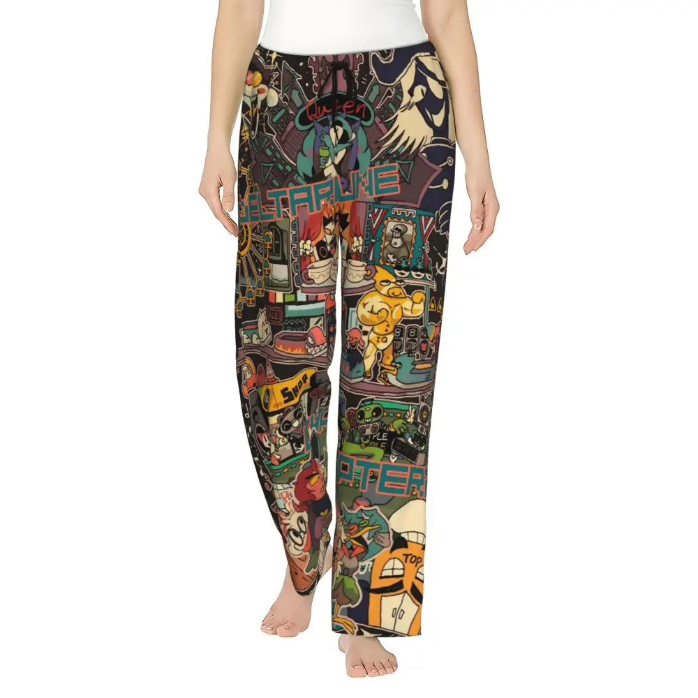 Deltarune pyjamabroek voor dames comfortabele lounge broek_voghion.com