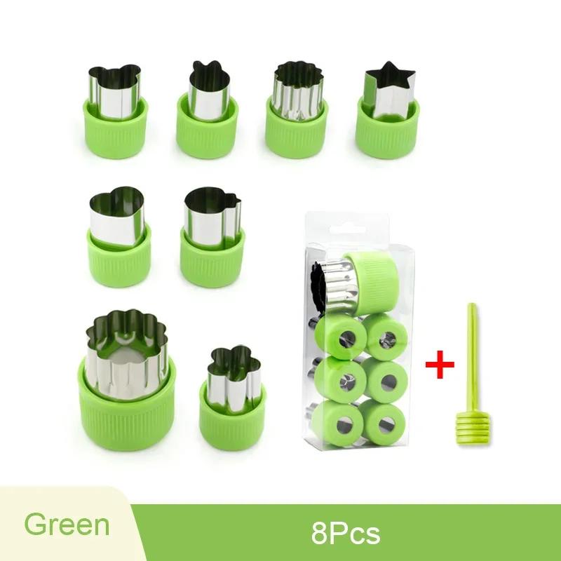 Green 8pcs