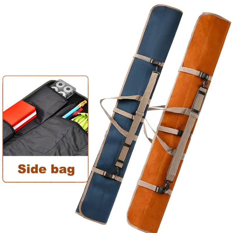 120cm 130cm 150cm Canvas Fishing Bag Waterproof Fishing Rod Umbrella Tackle  Gear Storage Case Portable Roll Up Shoulder Bags - AliExpress