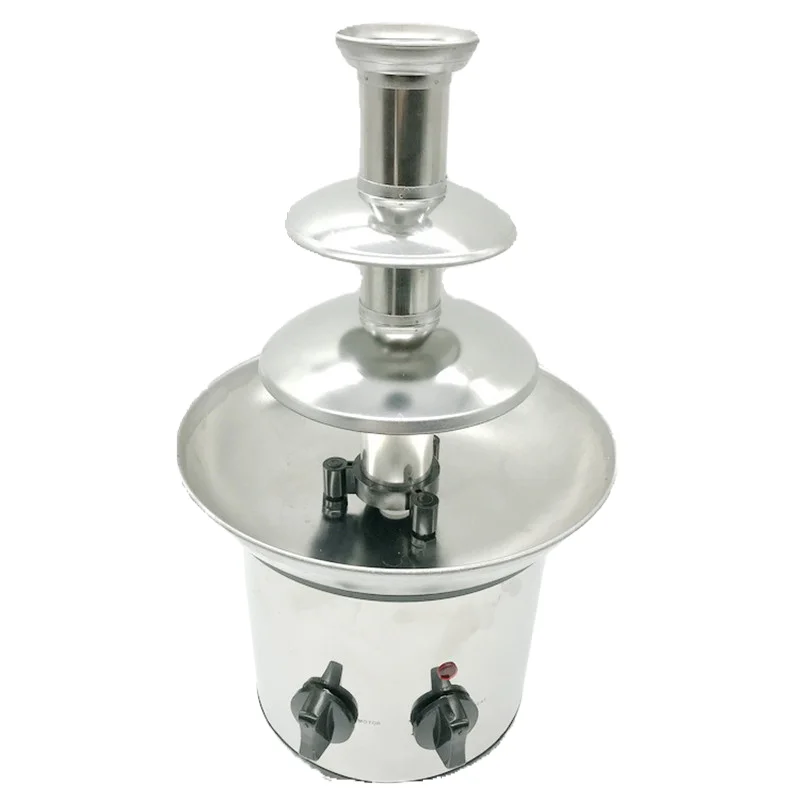 Export three-layer chocolate fountain machine for home birthday party parent-child baking noodles sesame sauce waterfall