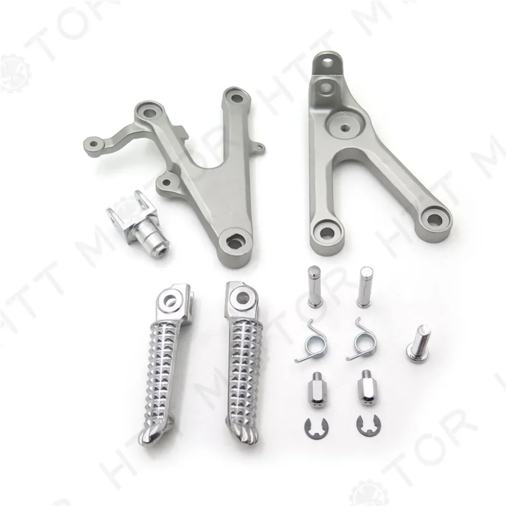 

Rider Foot Rest Pegs Brackets for 2003-2010 Yamaha R6 SILVER Free Shipping Motorcycle Parts Front