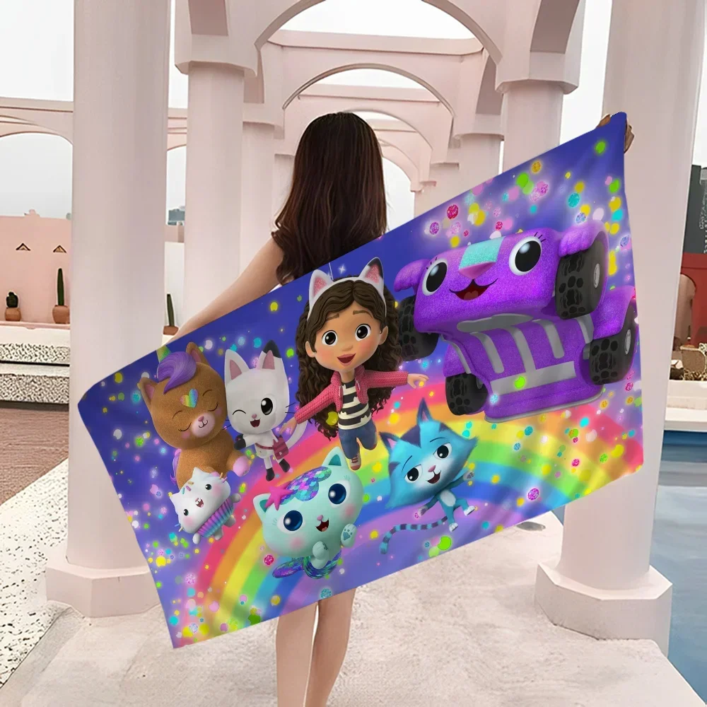 Gabbys Dollhouse Big Microfiber Beach Towels Quick Dry Towel Sand Beach Towels Pool Towel For Travel Swim Pool Yoga 6