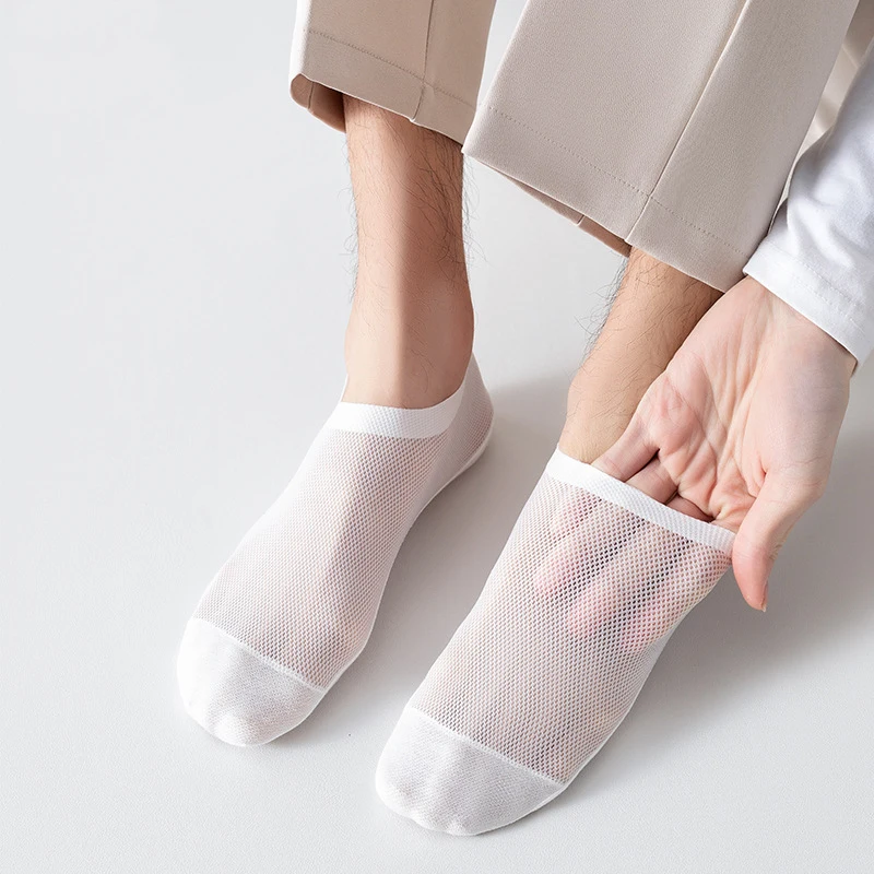 Calze Fantasmini Uomo Cotone 10 Paia Calzini Invisibili Uomo/Donna - Antiscivolo, Cotone, Per Sport E Quotidiano Marcoliani Fantasmini - Foto 7