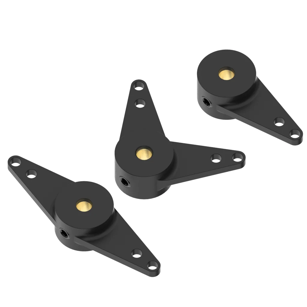 Bras oscillant nylon 3mm pour bateau RC - Lot de pièces