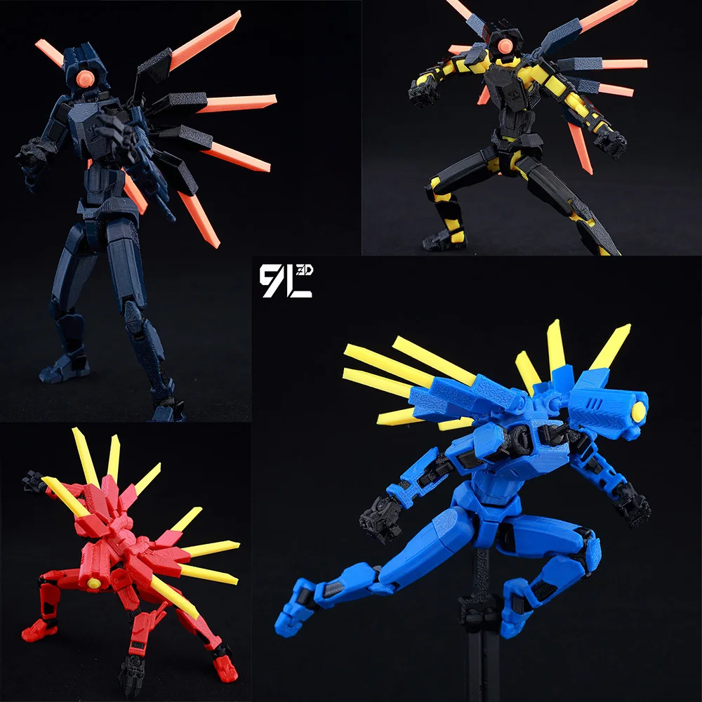 9L3D PrintedV1 シリーズアニメキャラクター Lucky13 Dummy13