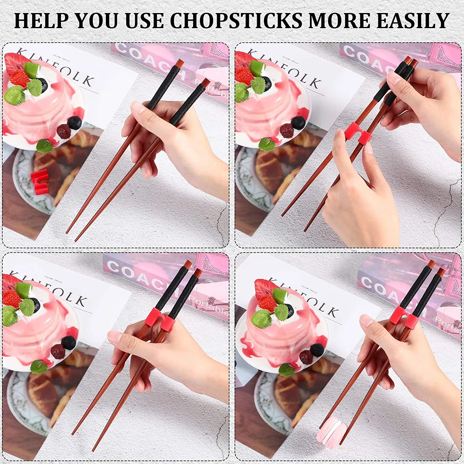 Red Chopsticks Chinese Wood Bag Holder Dinnerware Flatware Kitchen Food  Stick Chop Sticks Wooden Chopsticks - AliExpress