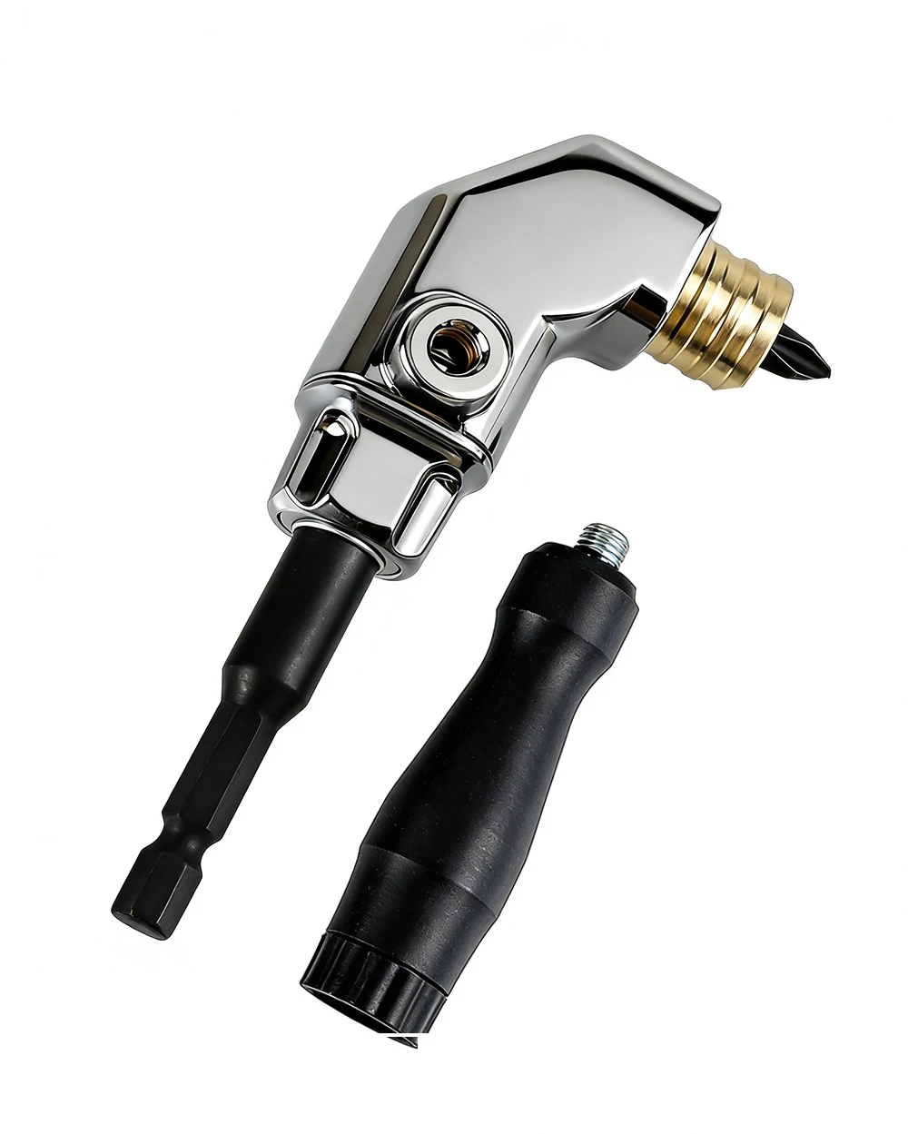 90 Degree Right Angle Drill Attachment Right Angle Screwdriver Bit Holder for 1/