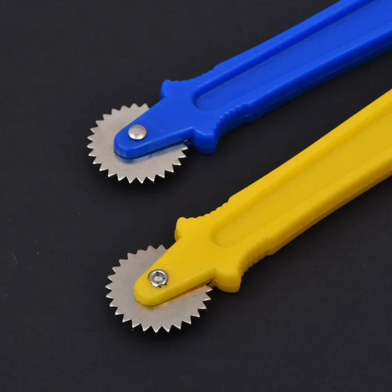 1 Pc Plastic Leather Overstitch Wheel Paper Perforating Tool