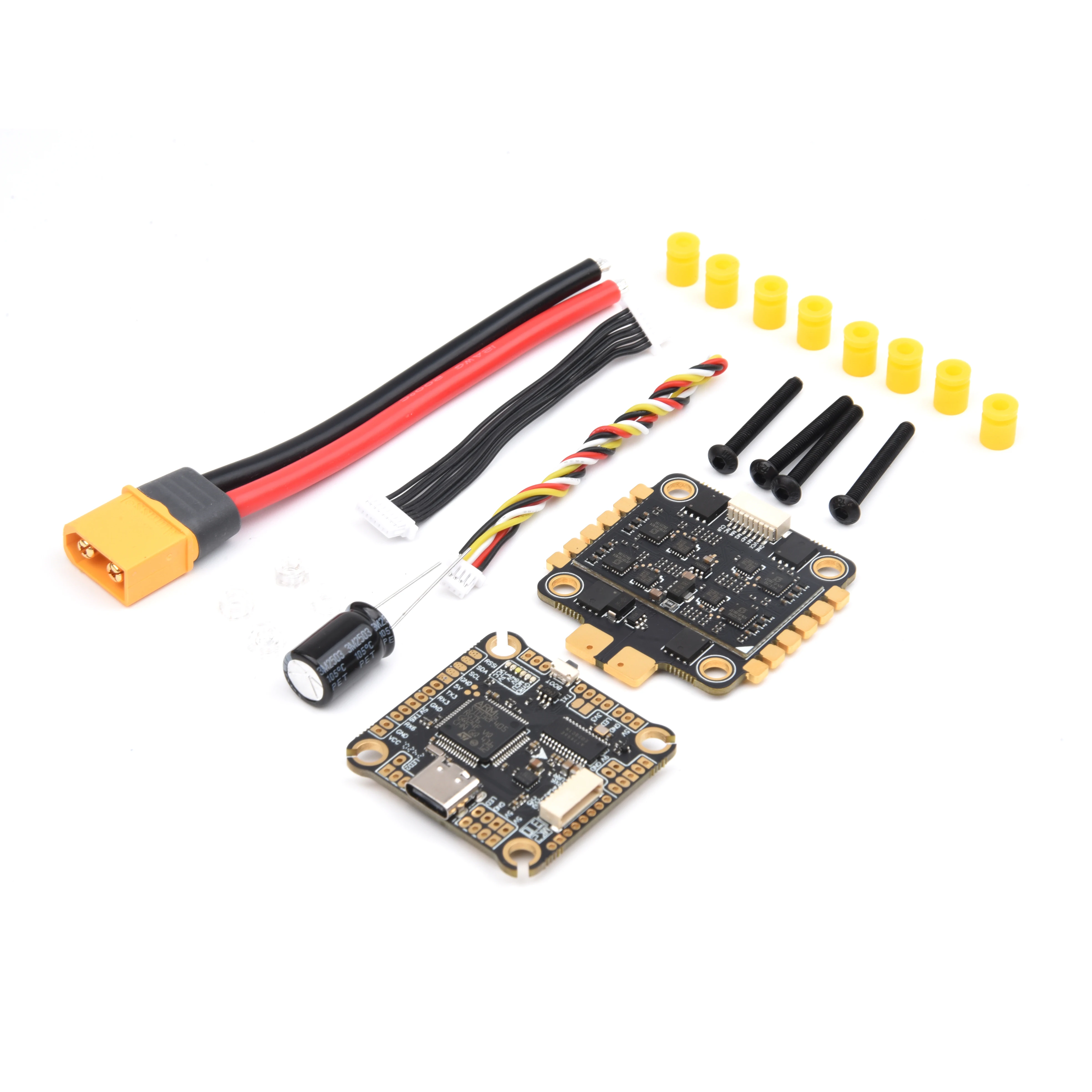 รูปสินค้า ชุดควบคุมโดรนแข่ง 3-6S พร้อม ESC 4in1 สำหรับ FPV Racing