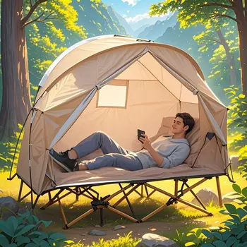 Portable Cot Tent Bed 1