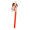 2 Pcs Inflatable Horse Heads Cowgirl Stick PVC Balloon Dress up Outdoor Educational Toys Gifts Inflatable Kids Toy Birthday Gift 6