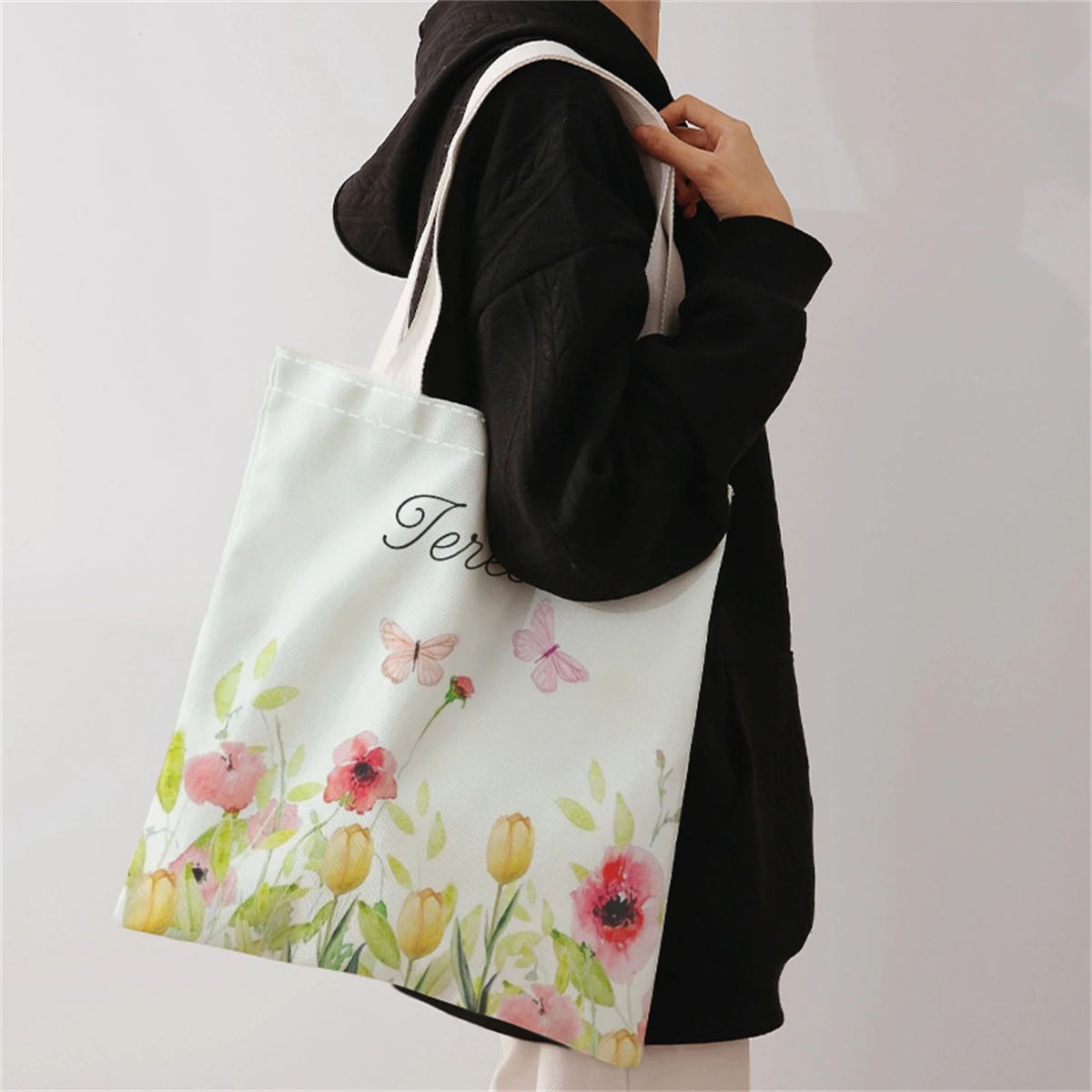 New women's tote bag, customized photo shopping bag, can be customized according to your unique design