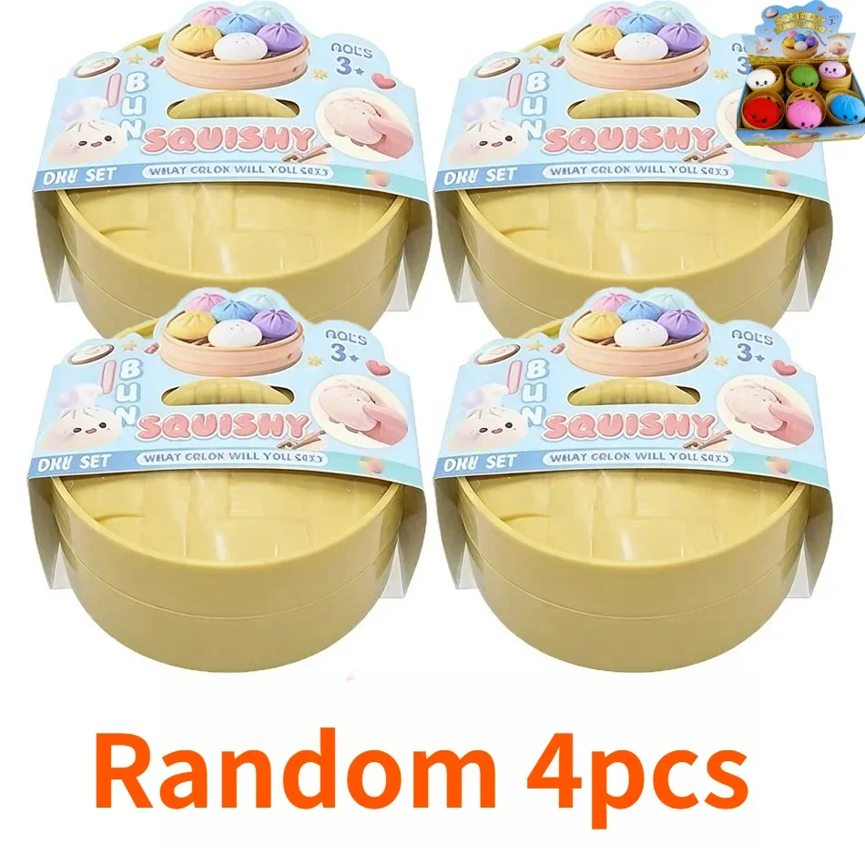 Vibrant Dumpling Squishy Toy for Stress and Anxiety Relief