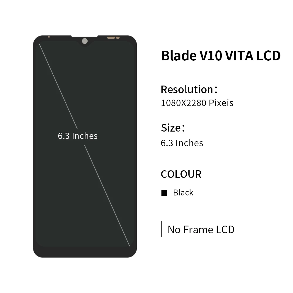 High Quality for ZTE Blade V10 Vita LCD Display  Touch Screen Digitizer Assembly Repair for ZTE V10 Vita LCD Display Parts