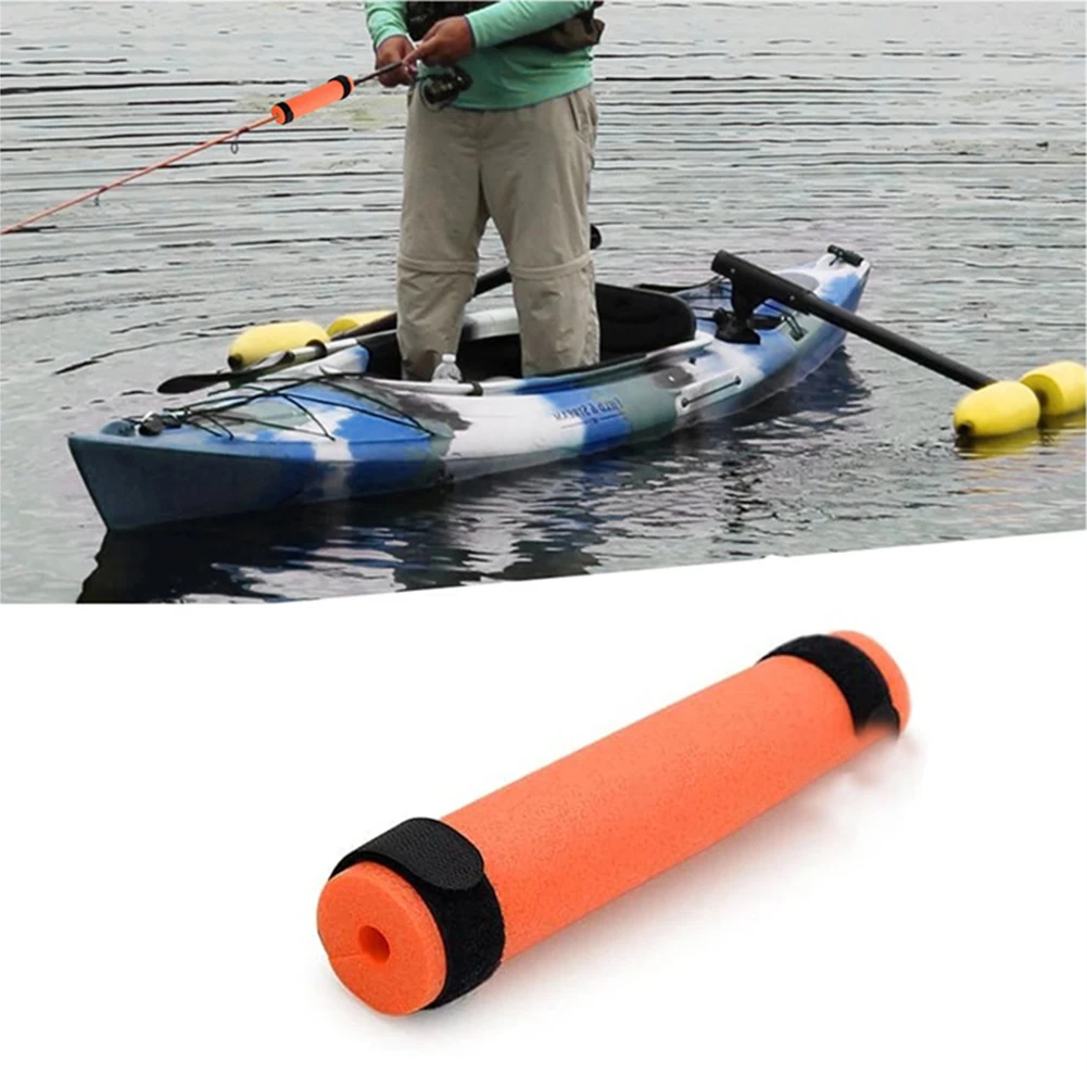 6pcs Fishing Float Tube Sponge Polish The Side Opening Protective Cover For Kayak Prevent Narrow Rod From Going Overboard Parts