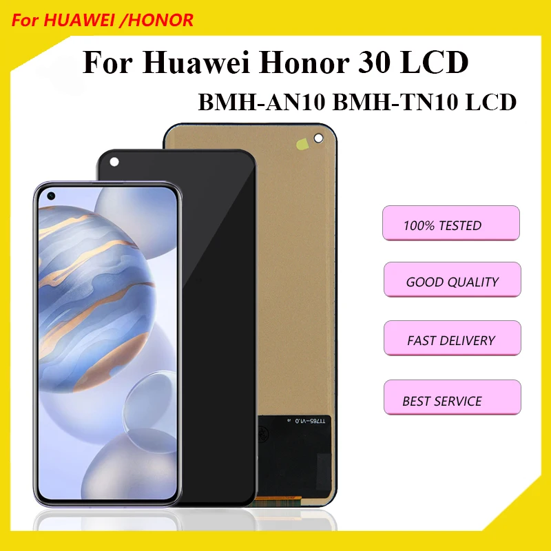 For-Honor-30-Display-For-Huawei-Honor-30-LCD-Display-Screen-BMH-AN10 ...