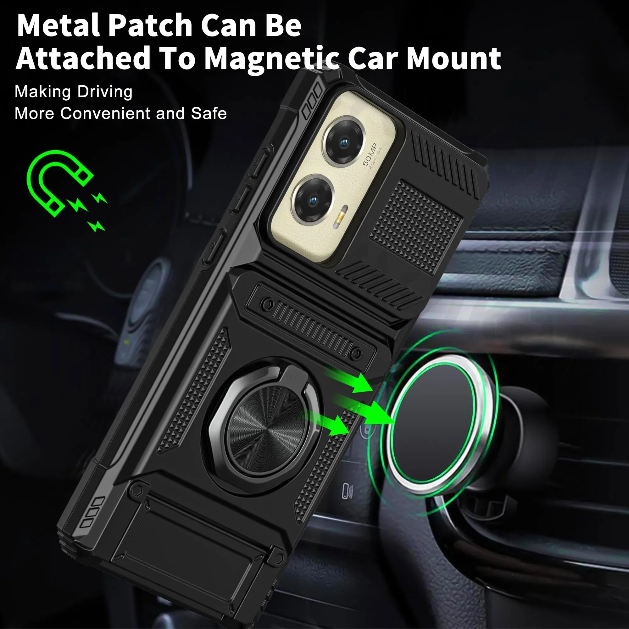 Versatile Wallet Case with Rotating Kickstand and Card Holder