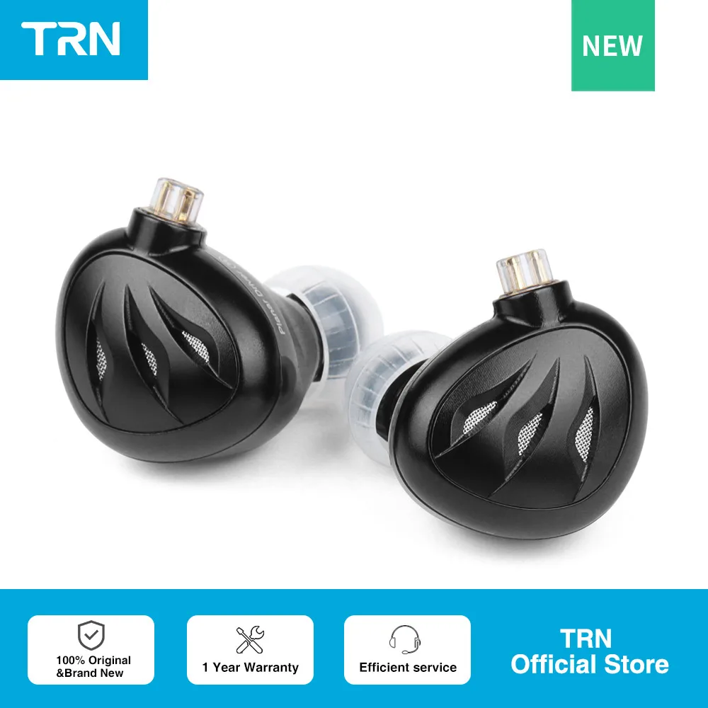 TRN Rosefinch 12mm Flat Planar Driver In-ear Monitors Earphones Metal Running Noise HIFI Bass Headphones Cancelling Headset