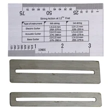 

3Pcs Guitar String High Ruler Product Wire Protection Gasket Fingerboard Repair Maintenance Care Tool Guitar Tool Measuring