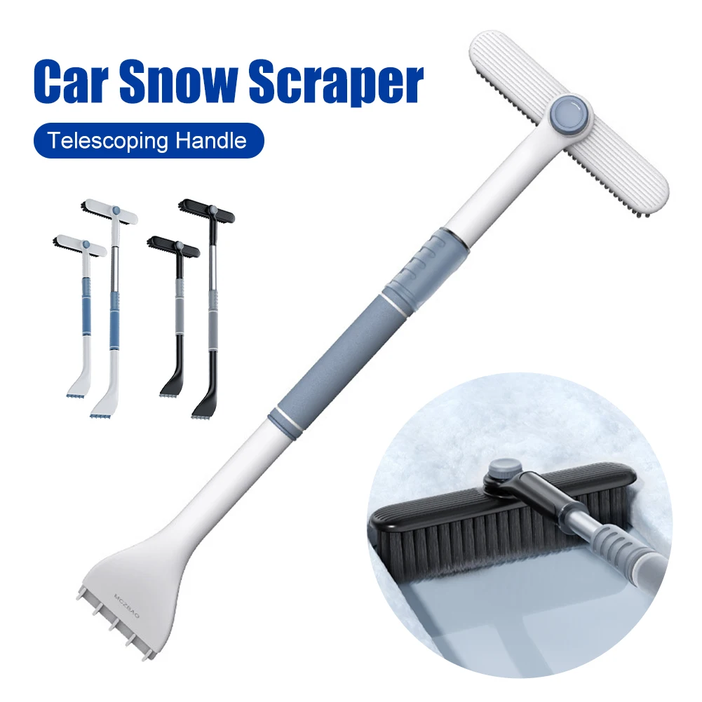 OxGord 2-in-1 Snow Brush and Ice Scraper for Cars, Trucks, SUVs