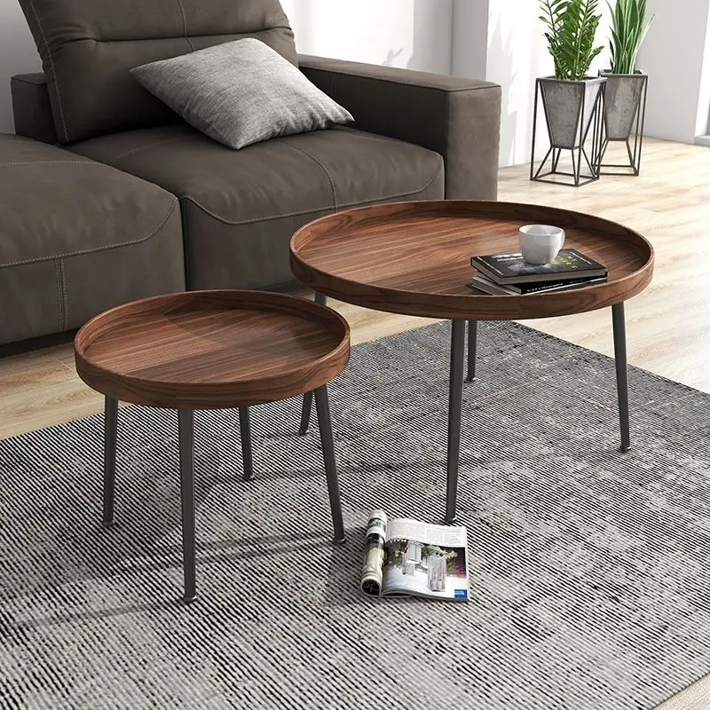 

Coffee table Nordic small apartment tea light luxury modern minimalist coffee tables round combination mesinha Furniture XYCT