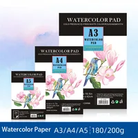 A4/A5 Watercolor Pad, 200gsm, 24 Sheets | Cold-Pressed, Acid-Free, Artist Paper for Adults and Students - Painting 1
