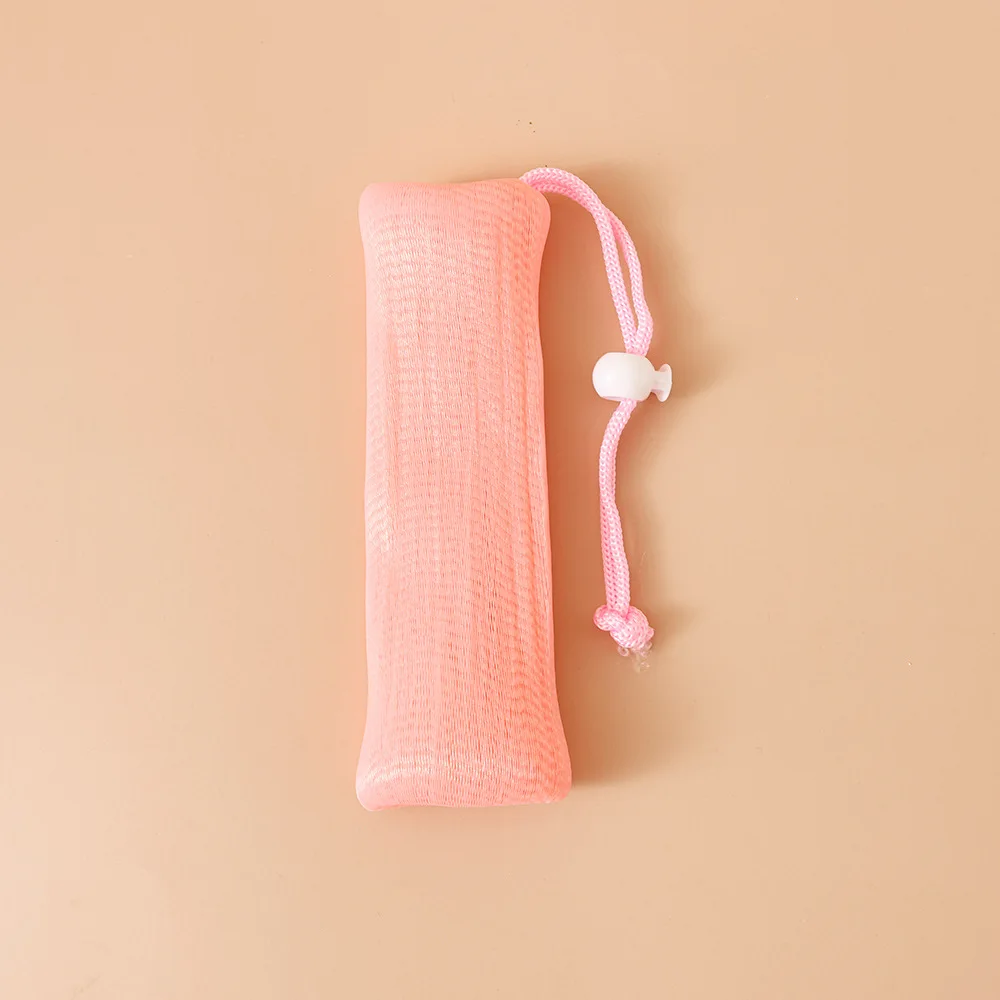 2 Pcs Travel Soap Bags for Dry Shower Washcloth Net SaverBathroom Mesh Bath Peeling Bag Products Pouch The Body Cleaning Sponge 6