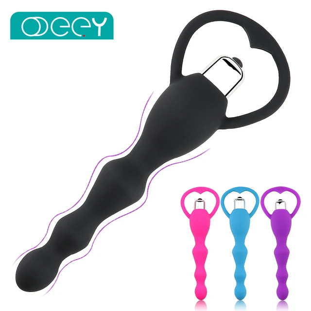 Wholesale Anal Vibrator Sex Toy for Women Anal Beads Vibrators Gay Prostate Massage Smooth Butt Soft Silicone Plugs Dildo Couple Sex Goods Anal Vibrator Sex Toy for Women Anal Beads Vibrators Gay Prostate Massage Smooth Butt Soft Silicone