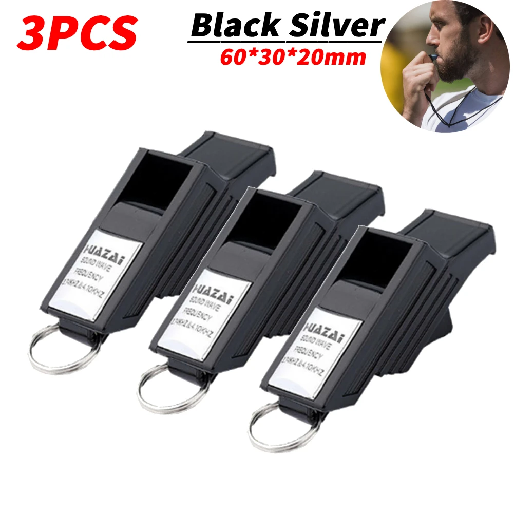 3PCS Black Silver