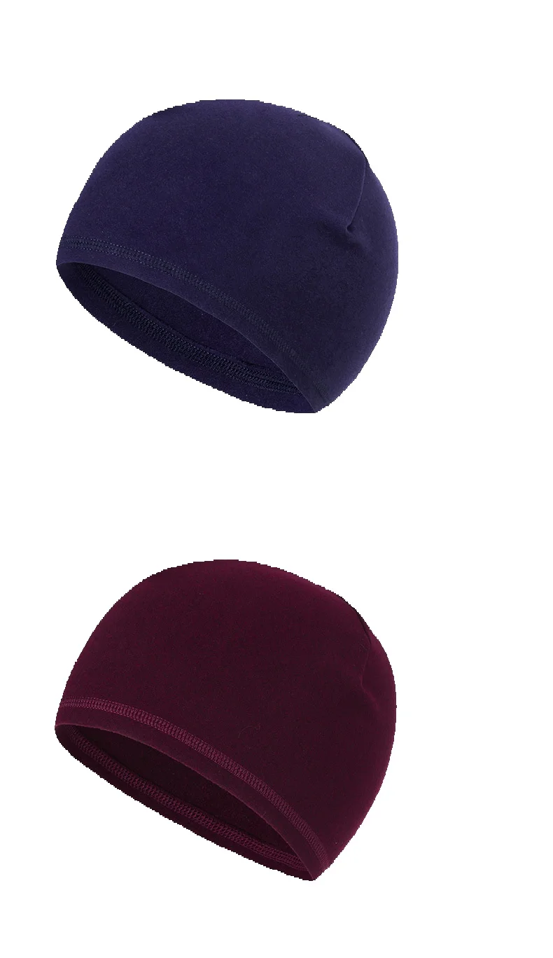 Cascos a prueba de viento de otoño e invierno forrados con vellón para mayor calidez, sombreros pequeños para deportes al aire libre y ciclismo para hombres_voghion.com