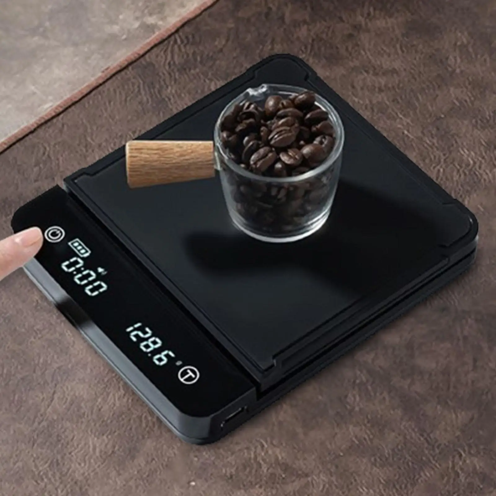Coffee Digital Scale with Timer LED Display High Precision Espresso Coffee Scale 3kg/0.1G for Baking Barista Home Kitchen Coffee