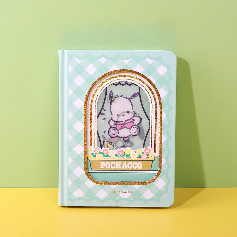 

Cute Pochacco Notepad Anime Kawaii Sanrio Cartoon Student Diary Handbook Stationery Notebooks Grating Cover Toys Girls Gifts