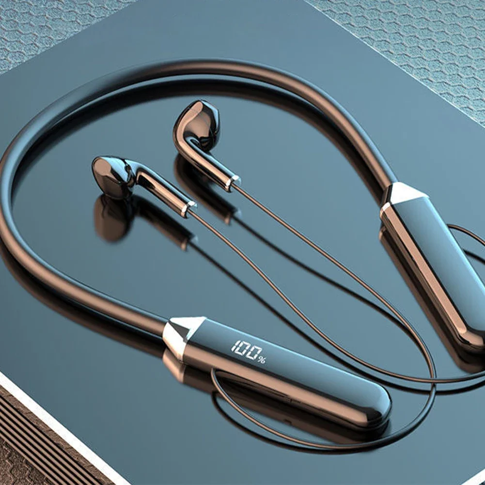 Bluetooth Headphones With Noise Reduction And Digital Display_voghion.com