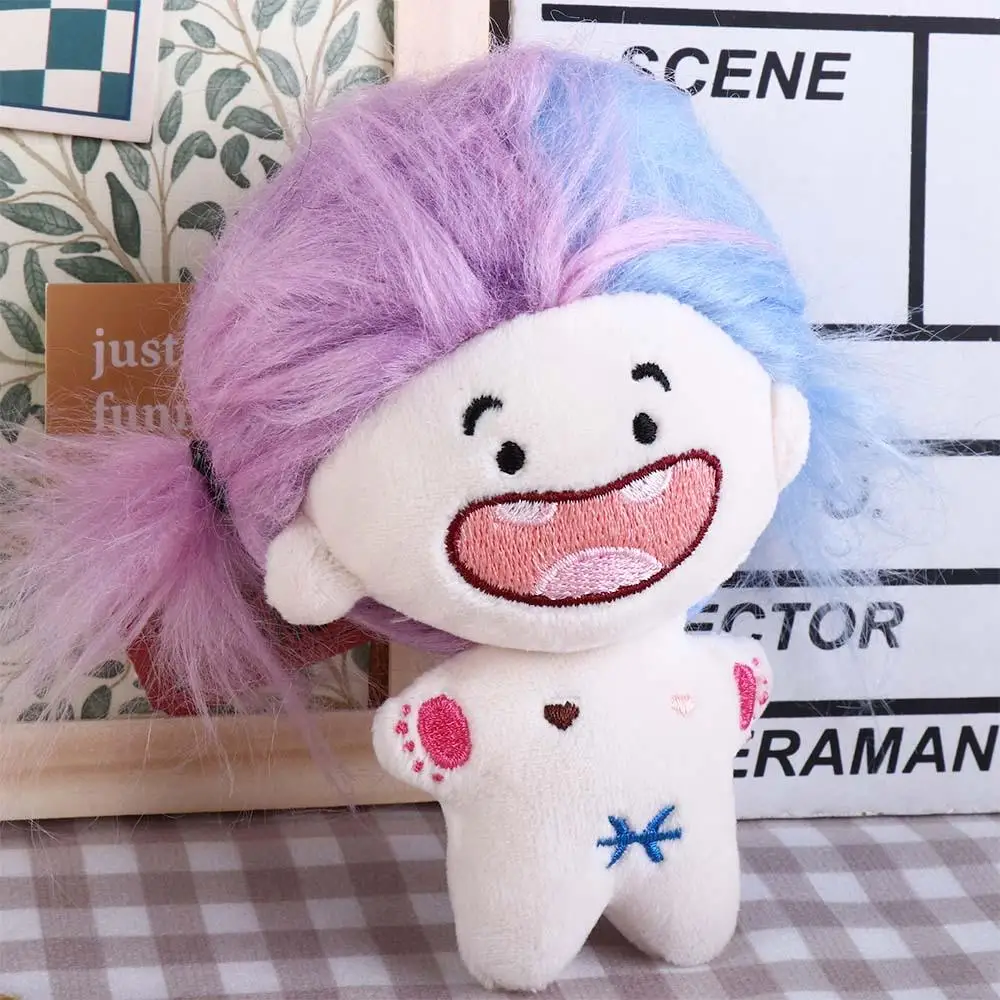 Children'S Gifts Missing Teeth  Diy Hairstyle Baby Toothless Dolls Keyring 12 Constellations Toothless Cotton