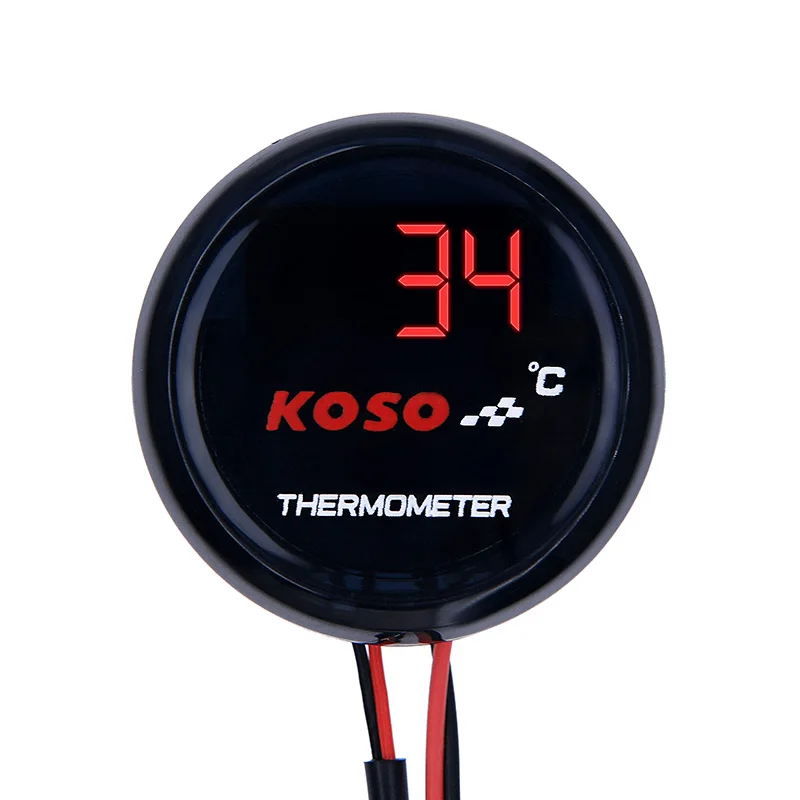 Koso Motorrad Temperatur Gauge 0 ~ 120 Grad Display LED Wasser Temperatur  Meter Für Yamaha XMAX250