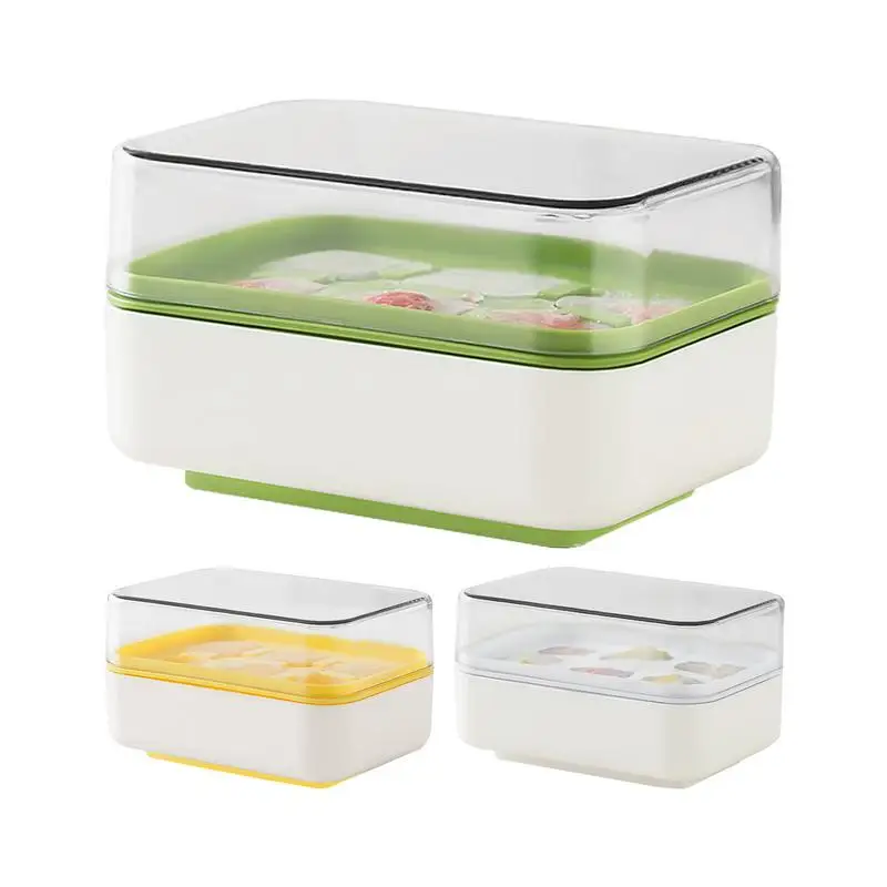 

Ice Cube Molds DIY Ice Maker Molds With Lid Six Grid Design Ice Cube Molds ice cream tool For Whiskey Fruit Cocktails And Coffee