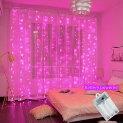 Enchanting LED Fairy Lights with 8 Lighting Modes - Perfect for Holiday, Celebration & Home Decor (Pink)