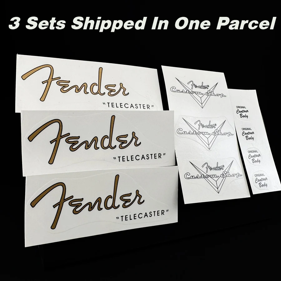Guitar Decal Sticker 3 Sets Waterslide Guitar Decal Sticker For TL