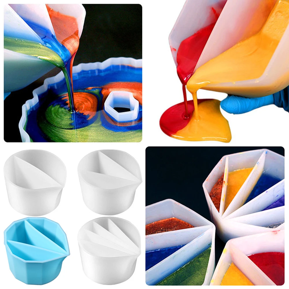 Silicone Resin Mixing Cup Distribution Cup Liquid Pigment Color Mixing