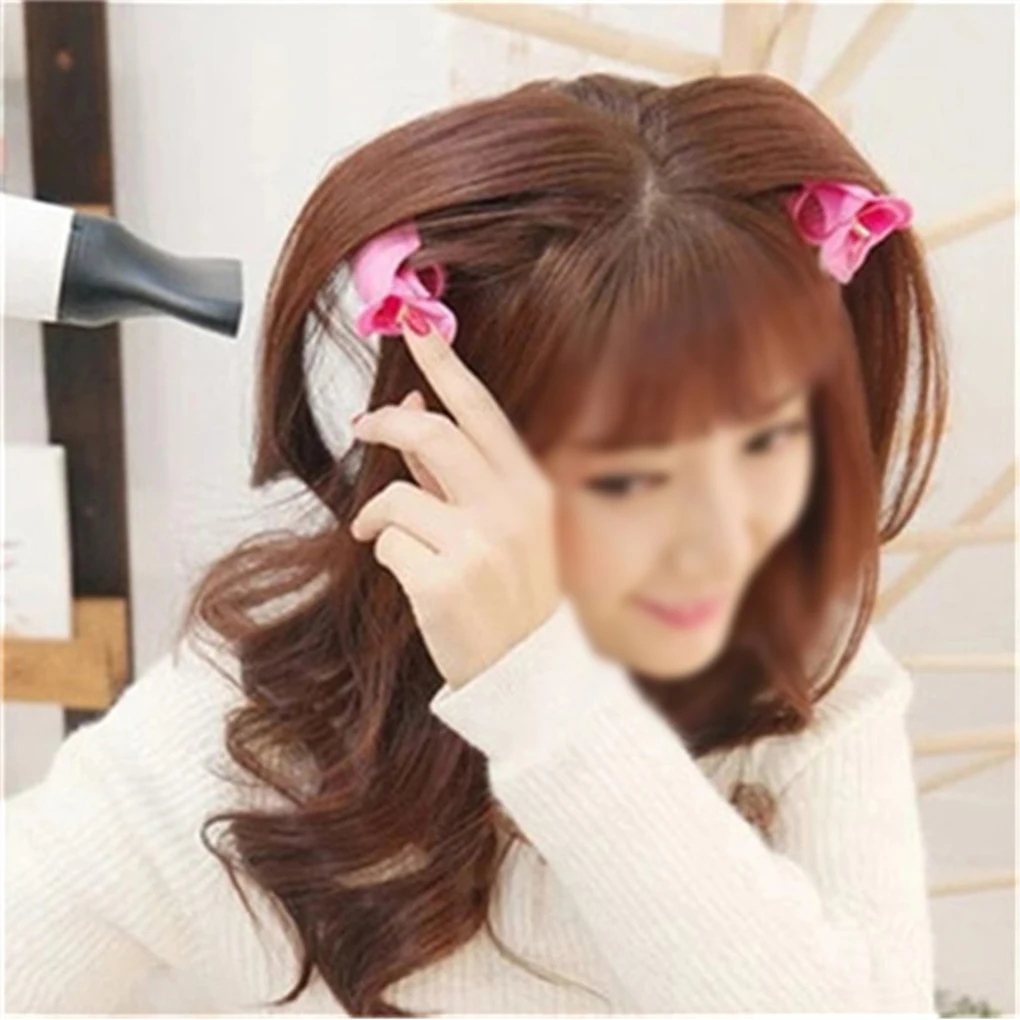 Heatless Hair Rollers for Fluffy Voluminous Styles
