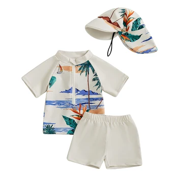 Baby Boys Rash Guard Set 1
