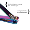 Titanium Nail Clippers, Stainless Steel, Nail Cutter, Scissor Plier, Toenail Fingernail, Professional Manicure Trimmer, Color 3