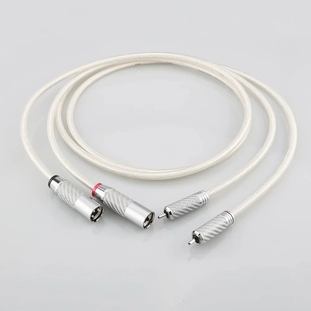 

Audiocrast A26 Pair Silver Plated RCA TO XLR Balanced Male Female Audio Interconnect Cable HIFI Analogue Cable