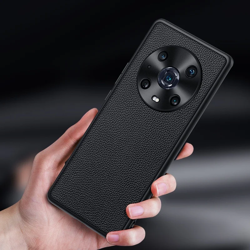 

Чехол из натуральной кожи с металлическим объективом камеры для Huawei Honor Magic 5 Pro Magic4 Ultimate Edition Honor 70 Nova 10 9 Mate 50 Pro X40