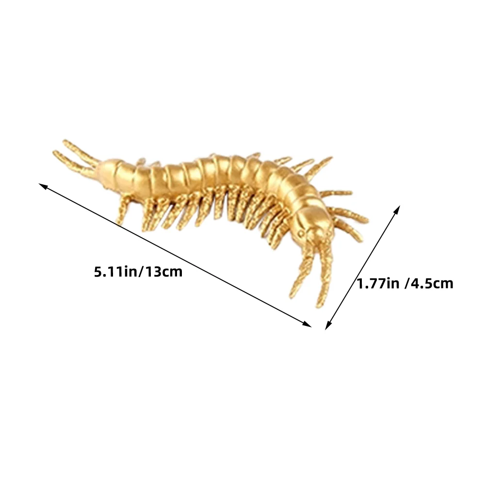 12Pcs Gold Insect Toy Golden Bee Ladybug Figurines Mini Insects Figurines Animal Solid Brass Insect Miniatures For Party 5
